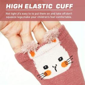 img 1 attached to 👦 Comfortable & Secure Toddler Slipper Socks for Boys - Non-Skid & Breathable Shoes