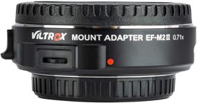 img 3 attached to 💥 Enhance Your Canon EF Lens Performance with VILTROX EF-M2 Speed Booster Adapter - Auto Focus, 0.71x, M43 Camera Compatibility, USB Update Port