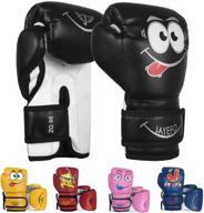 🥊 jayefo youth boxing gloves 4-6oz training mma boys girls punching bag kickboxing muay thai junior gloves gift for kids logo
