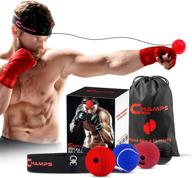 champs mma boxing reflex ball: ultimate home training equipment for boosting reaction speed and hand eye coordination logo