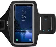 🏃 i2 gear running exercise armband: samsung galaxy s10, s9, s8 & iphone 12, 11, xr, xs (black) - reflective border, key holder logo