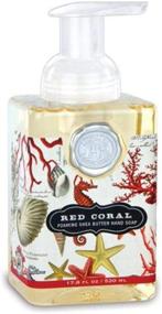 img 1 attached to 💫 Revitalize your hands with Michel Design Works Red Coral Foaming Hand Soap