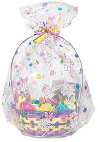 img 4 attached to 🐰 Easter Cello Basket Bags: Bag a Basket - 22 X 25 - 4 Pack - Premium Quality & Vibrant Designs