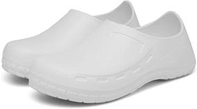 img 4 attached to 👞 JSWEI Comfortable & Resistant Clogs for Kitchen