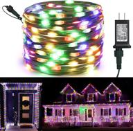 🎄 joomer ribbon christmas lights – 66ft 200 led string lights: 8 modes timer function, low voltage & outdoor fairy decor логотип