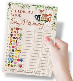 img 1 attached to Woodland Baby Shower Forest Animals Game Set: 5 Fun Games, 50 Sheets Each - Perfect for Fun-filled Baby Shower Activities!