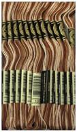 🧵 dmc bulk buy variegated brown embroidery floss 8.7 yards (117-105) - 12-pack logo