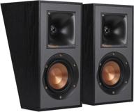 🔊 klipsch r-41sa: immersive home speaker set of 2 black for powerful, detailed sound logo