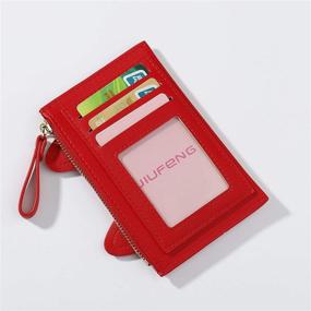 img 3 attached to JIUFENG Wallet Credit Holder Zipper Women's Handbags & Wallets in Wallets