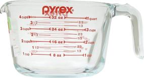 img 1 attached to 🔍 32 Oz Pyrex Glass Measuring Cup - Pyrex 6001076