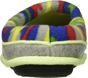 img 2 attached to 👣 Cozy Comfort for Little Feet: Dearfoams Unisex-Child Df Boy's Fleece Clog Slipper