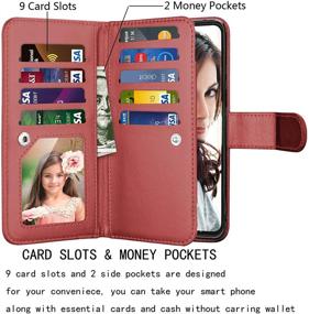 img 3 attached to Njjex Wallet Case for Samsung Galaxy: Stylish Protection and Convenience