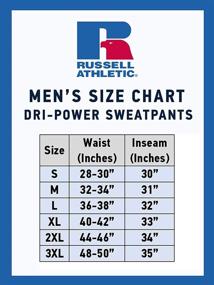 img 1 attached to Russell Athletic Dri Power Closed Bottom Fleece Sports & Fitness for Running