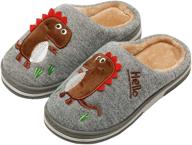 inminpin dinosaur slippers: non-slip boys' shoes for fun and comfort logo