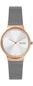 img 4 attached to Skagen Womens Quartz Stainless Silver Women's Watches for Wrist Watches