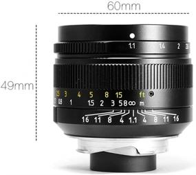 img 1 attached to 📷 7artisans 50mm f/1.1 Manual Lens for Leica M Mount M-M M240 M3 M6 M7 M8 M9p M10 - Black