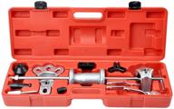 🔧 winmax tools automotive 18-piece heavy duty axle slide hammer dent panel bearings gears seals puller set logo