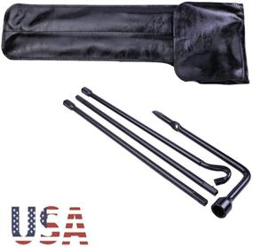 img 1 attached to 🔧 Premium Spare Tire Tool Replacement Kit for 2005-2013 Toyota Tacoma - Strong Torsion, Anti-Oxidation Paint, Direct US-Direct Spare Lug Wrench Repair Tools Set