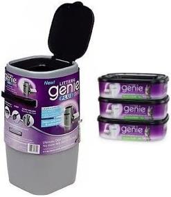 img 1 attached to 🐱 Litter Genie Plus Silver Cat Litter Disposal System with 3 Extra Refills: Convenient and Long-lasting Waste Management Solution