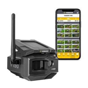 img 4 attached to VOSKER V150: LTE Cellular Security Camera, Solar-Powered, Mobile App Photos Only, Weather-Resistant IP65
