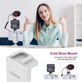 img 3 attached to 📷 ULANZI ST-07: Innovative Phone Tripod Mount with Cold Shoe Mount for Microphone & LED Video Light - Perfect for iPhone 11/Pro/Pro Max XS Max XR X 8 7 Plus Samsung Galaxy OnePlus Google Pixel Vlog Vlogging