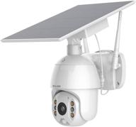soliom s600: advanced home security camera with 360° pan tilt, motion detection, solar power, and color night vision logo