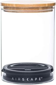 img 4 attached to 🍃 Airscape Glass Canister: Keep Food Fresh with Patented Airtight Lid - Medium 7-Inch Size