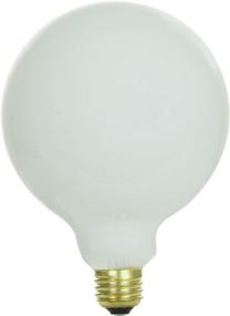 img 2 attached to 💡 Sunlite G40 Globe Lamp, 60W, 120V, White, Medium Base Incandescent Bulb