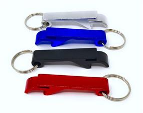 img 4 attached to 🍻 Best Tailgating Gift: Set of 24 Bulk Bottle Opener Keychains for Promotional Use