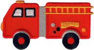 🚒 fire truck patch - iron on/sew on appliques for kids & children by patchmommy: enhancing seo logo