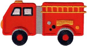 img 3 attached to 🚒 Fire Truck Patch - Iron On/Sew On Appliques for Kids & Children by PatchMommy: Enhancing SEO