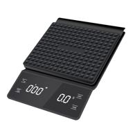 ☕️ feespec coffee scale with timer: precise grams and oz weight measurement, ideal for pour over, espresso, drip coffee, baking & cooking - backlit led display logo