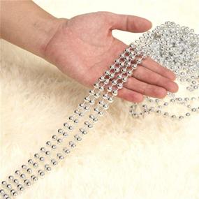 img 1 attached to 🎄 SANNO 32.9Ft Christmas Tree Beads Garland: Sparkling Strands Chain for Festive Wreath Decoration