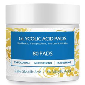 img 4 attached to 🌟 Glycolic Acid Pads: A Powerful Solution for Smoother Skin - 80 Count