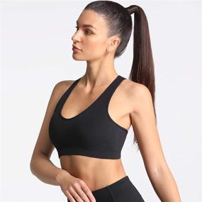 img 2 attached to FITTIN Racerback Sports Bra Women Outdoor Recreation