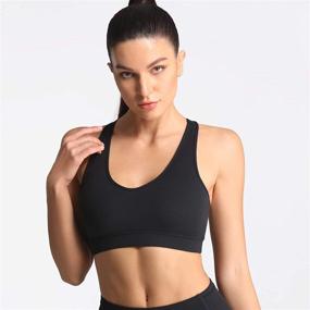 img 3 attached to FITTIN Racerback Sports Bra Women Outdoor Recreation