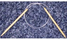 img 1 attached to Clover 3016/16-08 Takumi Bamboo 16-Inch Circular Knitting Needles, Size 8