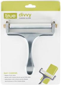 img 1 attached to 🧀 Silver True Divvy Adjustable Cheese Slicer - Optimal Cheese Preparation