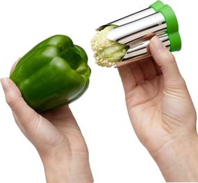 img 2 attached to 🌶️ Chef'n QuickCore Green Pepper Corer - 102-439-225