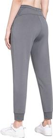 img 3 attached to 👖 BALEAF Women's Warm Fleece-Lined Winter Sweatpants I Thermal Jogging Pants with Pockets for Lounge and Walking