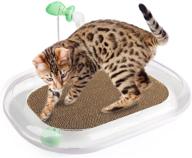 scratcher kitten cardboard scratching rolling logo