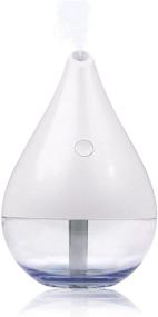 img 4 attached to 🌬️ USB Mini Cool Humidifier - Bedroom Office Baby Kids Plants Travel - 2 Mist Modes Cozy Night Light Whisper Quiet - Portable Ultrasonic - Small Rooms Personal Desktop - 250ml Air Humidifier (Glacier White)