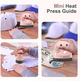 img 2 attached to 🔥 Elevate Your DIY Creations: Easy Press Mini Heat Press Machine for T-Shirts, Baby Shoes, Hats, Stuffed Animals, and HTV Vinyl Projects