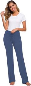 img 3 attached to Comfortable Women's Long Modal Drawstring Trousers: Perfect for Yoga, Running, and Sports