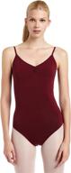 🩰 sansha women's samara camisole leotard: comfortable & versatile dancewear essential логотип