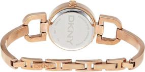 img 3 attached to DKNY Женские часы NY8542 из нержавеющей стали с золотистым покрытием