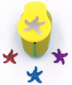 img 2 attached to 🐚 TECH-P Creative Life Hand Press Album Cards Paper Craft Punch, Multipattern (2CM-2.5CM) for Card Scrapbooking, Engraving, DIY Handmade Hole Puncher - Starfish Design