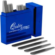 🔷 sapphire stainless steel collar stays, 18-piece set, 2 inches long logo