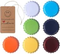 🍺 315 count beer bottle caps: oxygen absorbing crowns for homebrew in 7 assorted colors logo