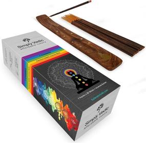 img 3 attached to Premium Agarbatti Incense Sticks Set - Simply Vedic 7 Chakra with Burner | Long-Lasting 60 Min Each | Perfect for Meditation, Yoga, Reiki, Healing, Aromatherapy Energy Cleansing | 20 Sticks Pack, 7 Variants